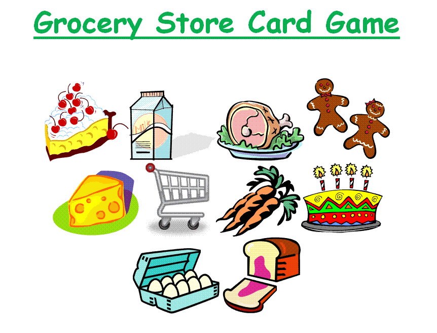 Grocery Story Card Game